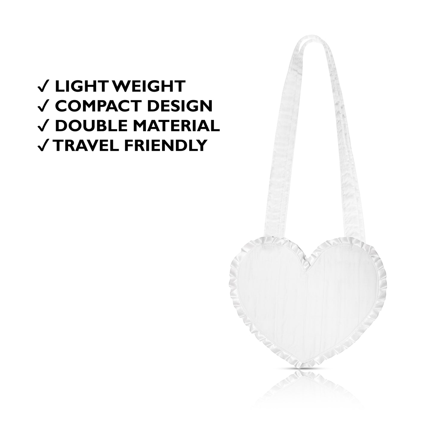 Heart Bag with Frill
