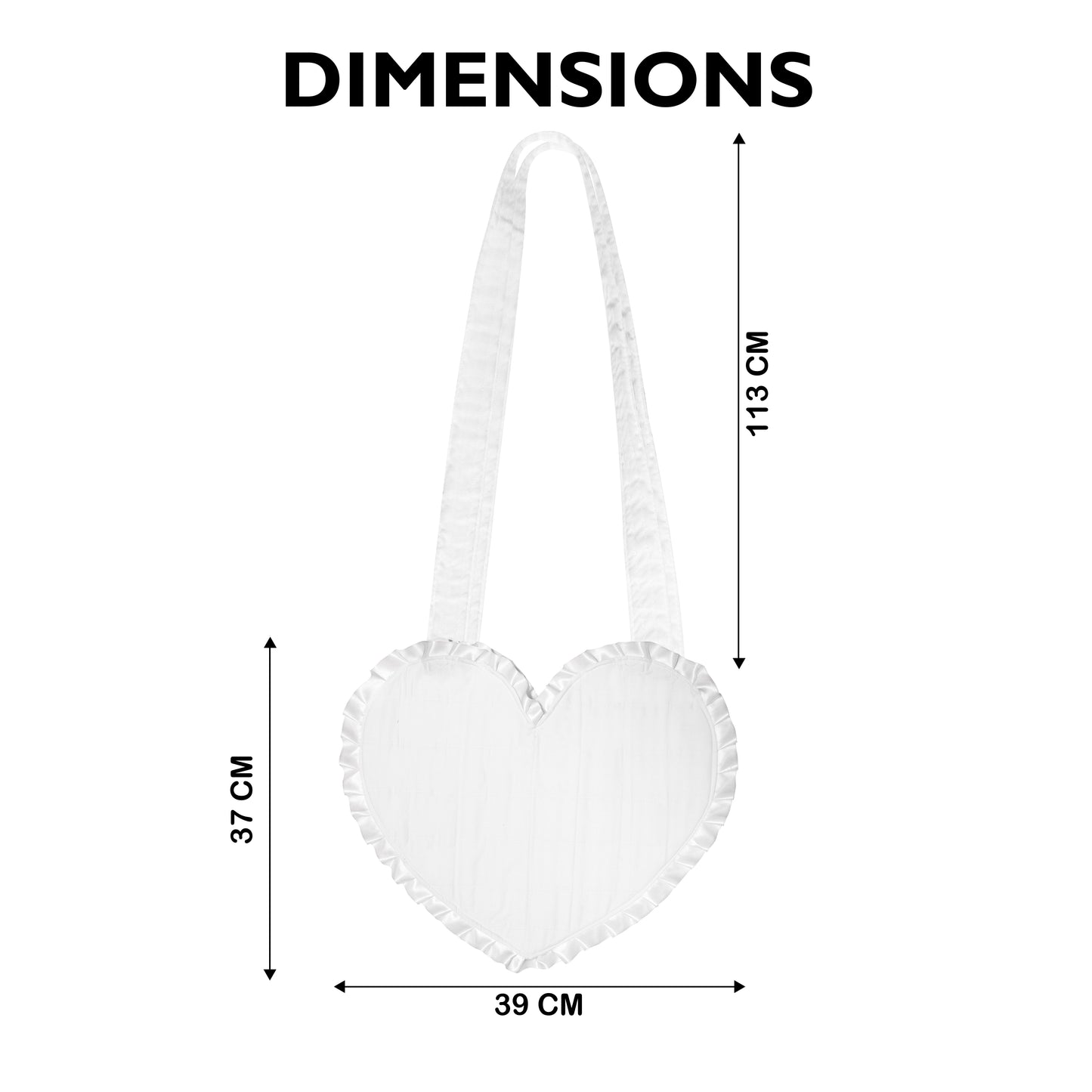 Heart Bag with Frill