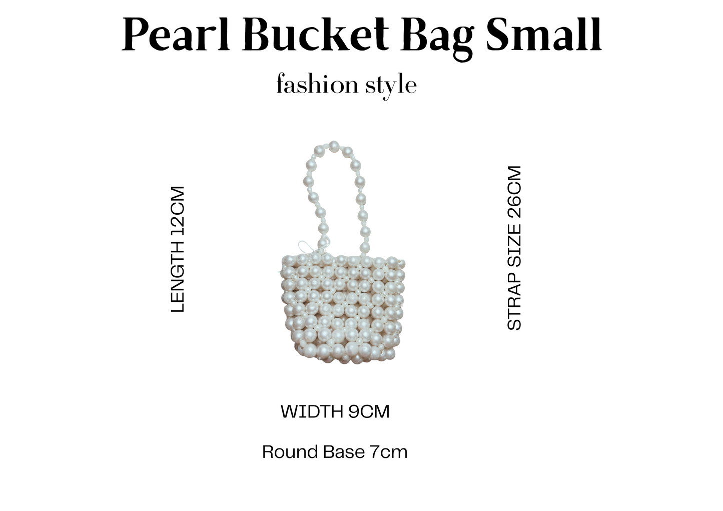 Pearl Bucket Bag Small