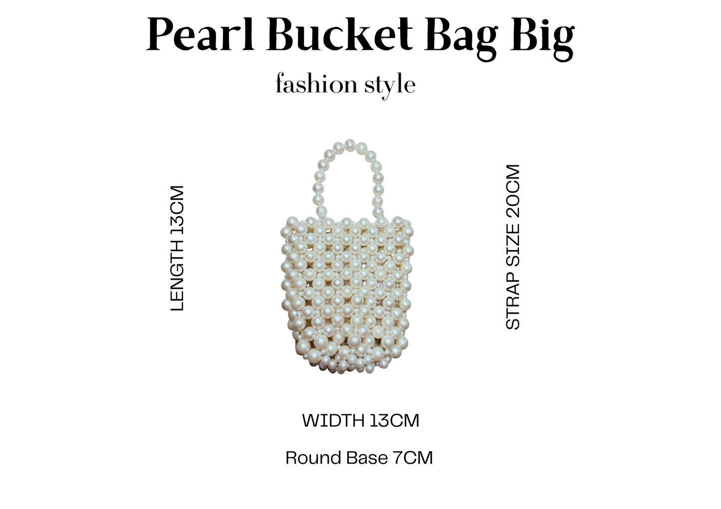Pearl Bucket Bag Big