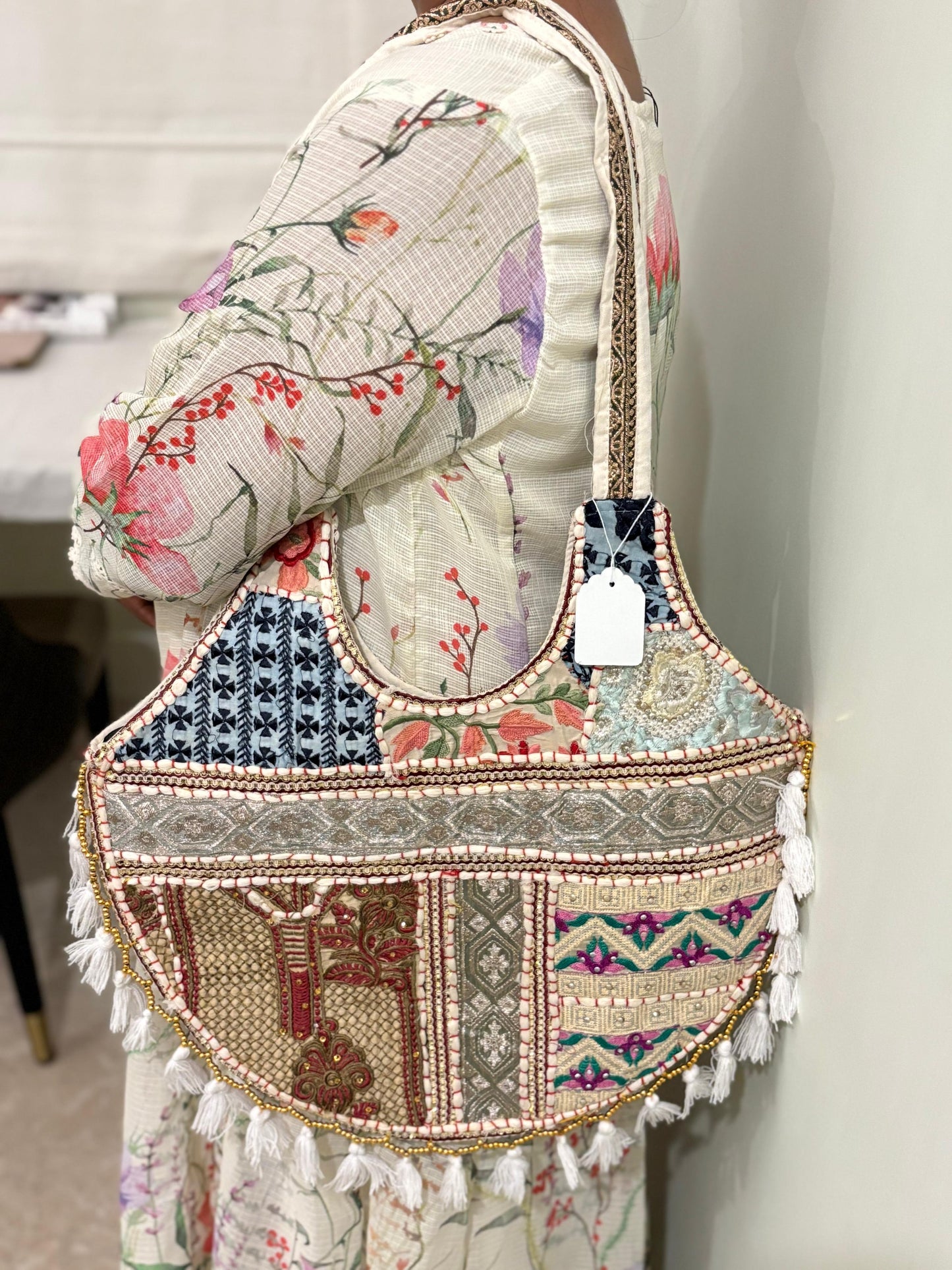 Boho Taseel Tote Bag